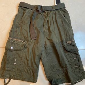 Pj mark shorts (olive)